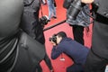 Photographer attends the screening