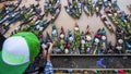 photographer captures the activities of the lok baintan floating market, Banjar Regency, South Kalimantan, Indonesia