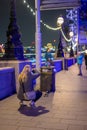 Photographer captures litter bin on Southbank