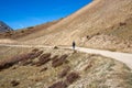 Photographer hiking on the Hoosier Pass
