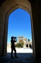 Photographer in the Kalyan Mosque