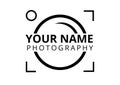 Photographer logo plain style