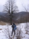 Photographer in the mountain