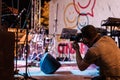 Photographer On Music And Poetry Festival