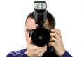 Photographer self portrait Royalty Free Stock Photo