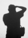 Photographer silhouette Royalty Free Stock Photo