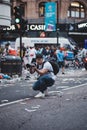 Photographer in SOHO area before the Euro 2020 football match