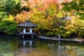 Photographer take photos of autumn season at Momijidani Garden