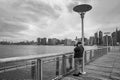 Photographer takes a picture of Midtown Manhattan skyline Royalty Free Stock Photo