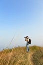 Photographer taking photo outdoor