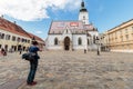 Photographer taking picture of St` Mark`s square