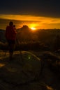 Photographer Taking pictures of Sunrise Yosemite National Park G