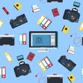 Photographer Tools Seamless Pattern