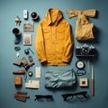 photographer Vintage Knolling Flat Lays vogue photo salon stylish clothes fashion collection set