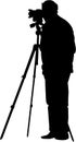 Photographer at work Royalty Free Stock Photo