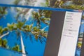 Close-up of landscape or nature images displayed in grid in photo editing software.