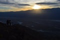 Photographers at Dante`s View in Death Valley California