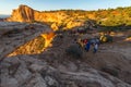 Photographers at Mesa Arch, USA