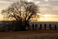 Photographers photographing a sunset