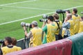 Photographers shoot the game