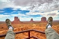Photographers viewpoint at Monument Valley. Navajo Nation
