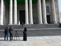 Photographers at a wedding Royalty Free Stock Photo