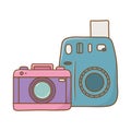 Photographic cameras icon