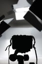 Photographic equipment setup Royalty Free Stock Photo