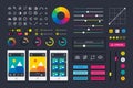 Photographic photo editor app icons UI elements frames camera vector.