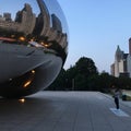 Photographing the Bean and the skyline in Chicago