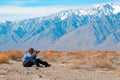 Photographing Death Valley Royalty Free Stock Photo