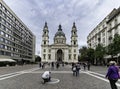 Photographing St. Stephen`s Basilica Cathedral, Budapest, Hungary Royalty Free Stock Photo