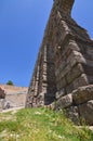 Photographs From The Base Of The Aqueduct To Be Able To Intuit Its Greatness In Segovia.