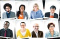 Photographs of Diverse Group of People Royalty Free Stock Photo