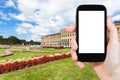 Photographs of garden in Schloss Schonbrunn palace