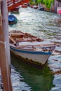 Photographs that portray Venice differently, chaotic and crowded, full of tourists and people going around, kids who live the city Royalty Free Stock Photo