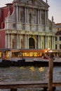 Photographs that portray Venice differently, chaotic and crowded, full of tourists and people going around, kids who live the city Royalty Free Stock Photo