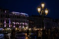 Photographs that portray Venice differently, chaotic and crowded, full of tourists and people going around, kids who live the city Royalty Free Stock Photo