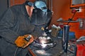 Welder and welding processes in an industrial enterprise