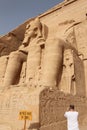 Photography of Abu Simbel temple in Day Time, Egypt. Royalty Free Stock Photo