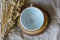Handmade ceramic craft ware. Bowl Royalty Free Stock Photo