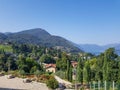 Bellagio city countryside in a sunny summer day