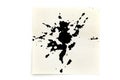 Ink splashes on a white backgroundnd Royalty Free Stock Photo