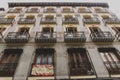 Photography of a building with a lot of windows in Madrid, 2019.