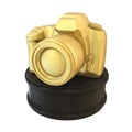 Photography Camera Trophy Award Isolated Royalty Free Stock Photo