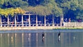 Photography fans wait cormorants catch fish moment. Royalty Free Stock Photo