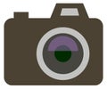 Photography icon. Color photo symbol. Camera sign