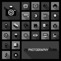 Photography icons concepts