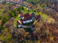 Photography of a medieval saxon fortified church Royalty Free Stock Photo