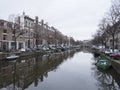 Photography museum Foam on keizersgracht in old centre of dutch capital amsterdam in winter